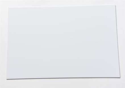 Slagplaat Materiaal - Krasplaat Blad - Zelf Maken - 1 Laags Plastic - 29x43cm - Wit