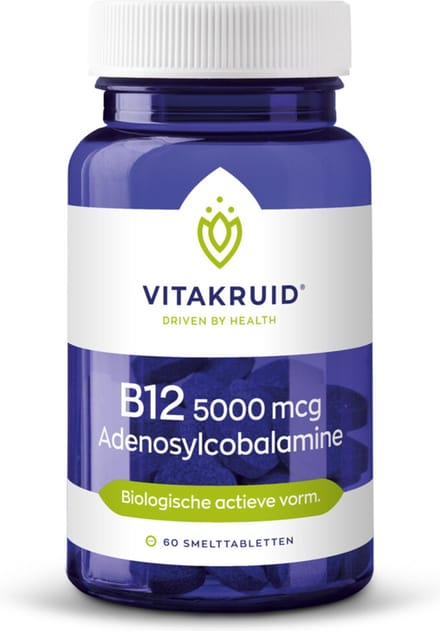 Vitakruid - B12 Adenosyl 5000 Mcg - 2 x 60 tabletten - Voordeelverpakking