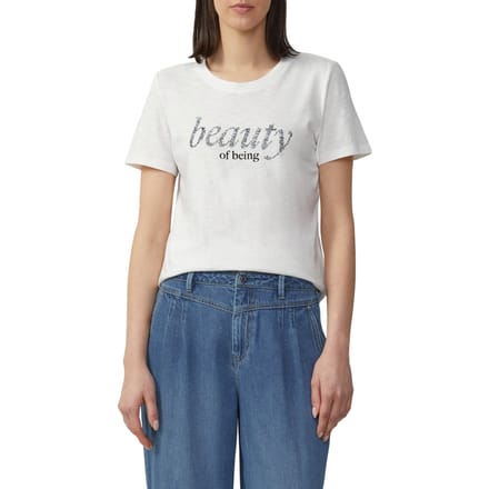 s.Oliver  T-shirts Offwhite Taglia: 44 | Maglie Sportivi Outlet | Donna | Bianco