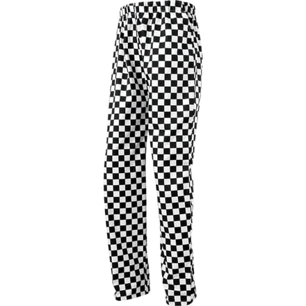 Premier Unisex Adult Essential Chef Broek (Zwart/Wit)