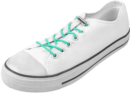Elastische schoenveters | Draaisluiting | Verander je schoenen in instappers | Kleur: Groen