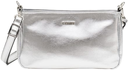 L.CREDI schoudertas Pamela Crossbody Bag Silber zilverkleurig