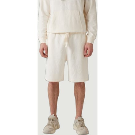 GUESS  Eco Jacquard Shorts Pearl White Primitiv Größe: XL | Kurze Sporthosen Outlet | Herren | Weiß