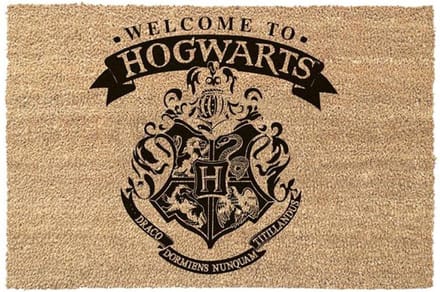 Harry Potter Deurmat Welcome to Hogwarts 40x60cm