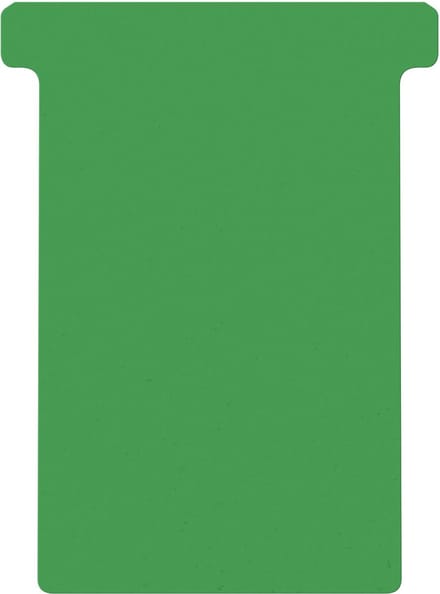 T-kaart djois formaat 3 77mm groen 100st | 5 stuks
