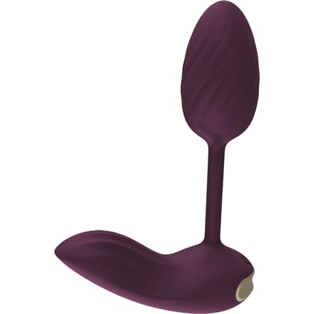 Dreamtoys Essentials flexibel Wearable vibrerend ei - Paars - 13 cm