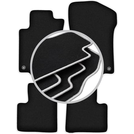 CARLUX-SILVER automatten voor: Mercedes ML W164 SUV (2005-2011)