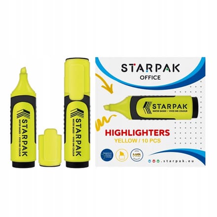 Starpak Yellow Marker - Essentiële markering voor school en kantoor