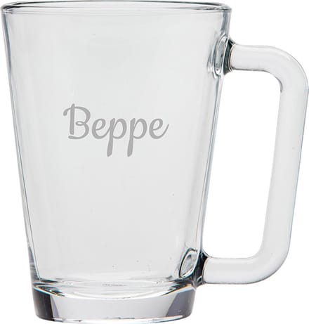 Gegraveerde theeglas 26cl Beppe
