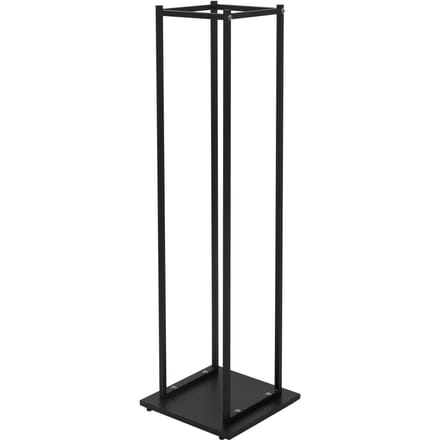 Haardhoutplank 33x115x33 cm Zwart Metaal ML-Design