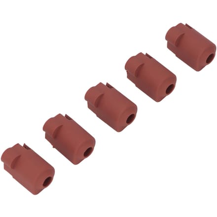 3D Printer Hotend Siliconen Sok Hittebestendig Anti-verbrandingsgevaar Geïsoleerd Stofdicht Nozzle brown