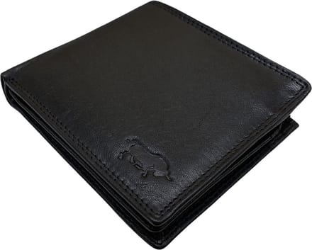 Portemonnee Heren - Zwart Leer - Billfold Model - Portefeuille - Arrigo