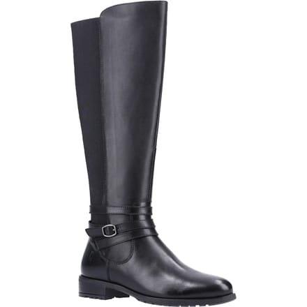 Hush Puppies Dames/dames Vanessa lederen kuitlaarzen (Zwart)