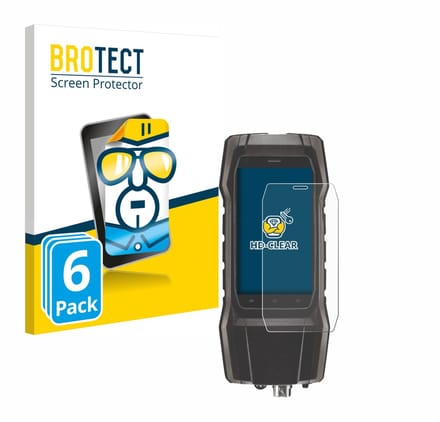 BROTECT - Screenprotector voor Testo 300 - Folie Beschermfolie transparant 6 Stuks