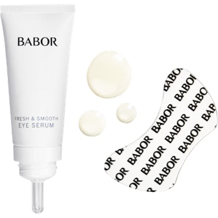 Babor Instant Fresh & Smooth Set 15 ml - Instant Fresh & Smooth Eye Serum 15 ml / Eye Patches 2 pieces