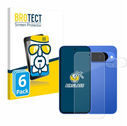 Screenprotector 6 Stuks voor Google Pixel 10 (Voor+Camera) Beschermglas transparant