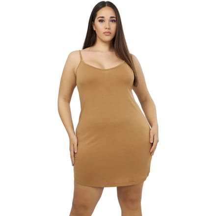 Mouwloze Viscose Jurk Dames Mat Fashion Basic