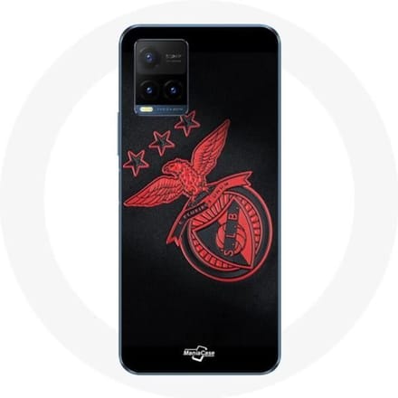 Vivo y21s 2021 slb benfica hoesje zwarte achtergrond