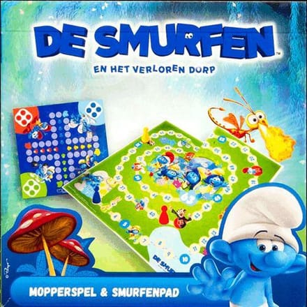 De Smurfen Ludo Bordspel pocket editie