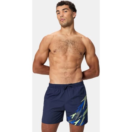 Speedo heren essential 16" zwemshort medley logo blauw II