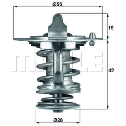 Thermostaat, koelvloeistof MAHLE TX 83 76D