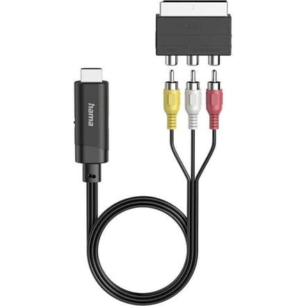 Hama HDMI converter - SCART / Cinch > HDMI - Zwart