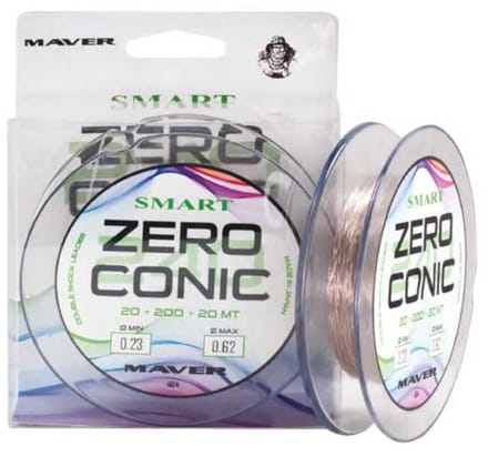 Maver Zero 240 M Taps Toelopende Onderlijn Transparant 0.200-0.520 mm