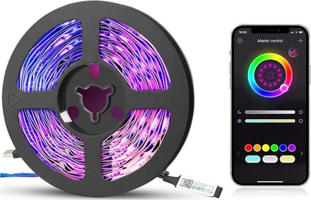 MKSS® Led Strip 6 Meter - Led-Strips met Afstandsbediening - Veelkleurig - Zwart