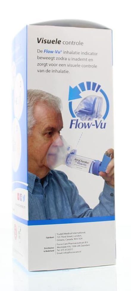 Diversen Aerochamber plus flower VU+ volwassen masker 1 Stuks