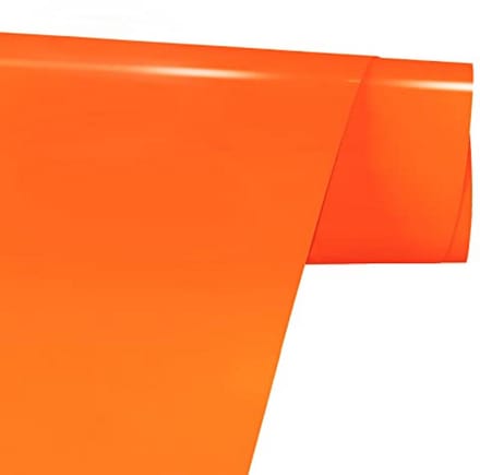 Textiel Plotterfolie Strijktransferfolie 30,5 cm x 3 m Neon Oranje