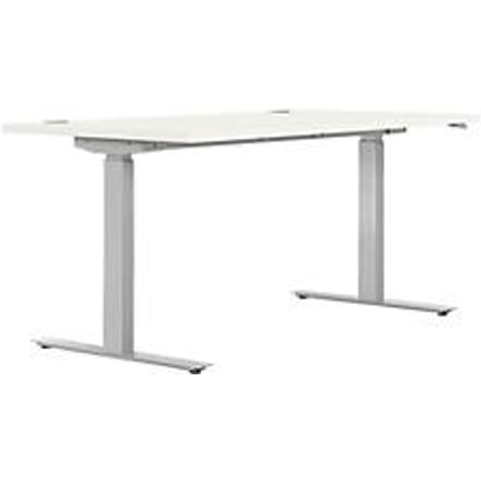 Zit-/stawerkplek, B 1600 mm, wit
