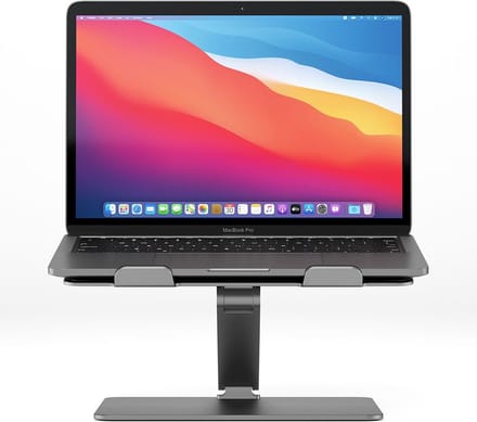 Alogic Elite Verstelbare MacBook Stand – Universele Compatibiliteit – Verstelbare Hoogte en Hoek – Ultra Bouwkwaliteit - Grijs