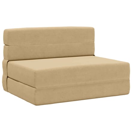 vidaXL - Vouwbare - Sofa - Bed - Groen - Grijs - 70 - x - 72 - x - 60 - cm - Stof