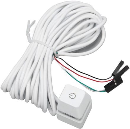 Pc Power Button met Kleurrijke Verlichting - Plug Play voor Desktop