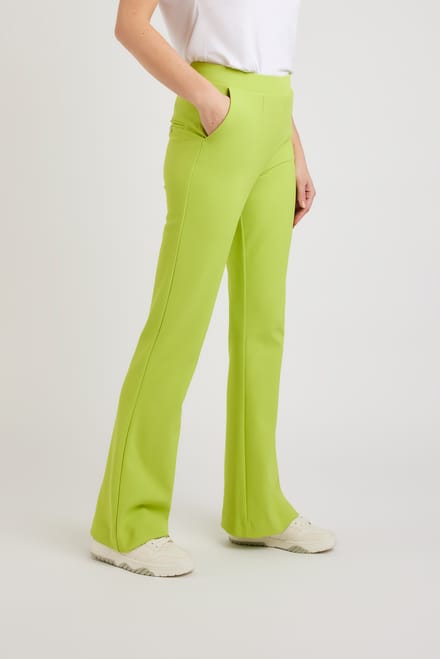 Corel - Dames Broek Boa Flare Pants - Groen - Maat 38
