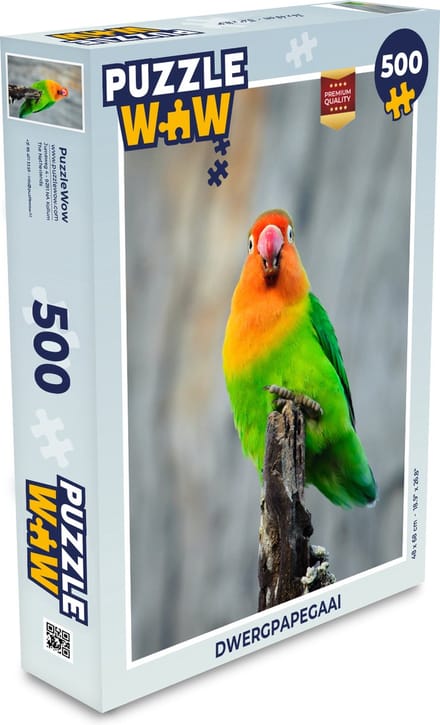 Puzzel Dwergpapegaai - Legpuzzel - Puzzel 500 stukjes