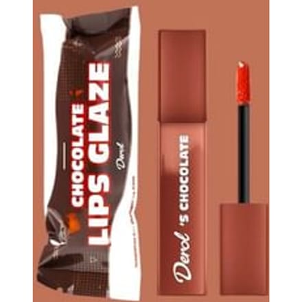 DEROL - Matte Chocolate Lips Glaze - 6 Colors #05 - 5ml
