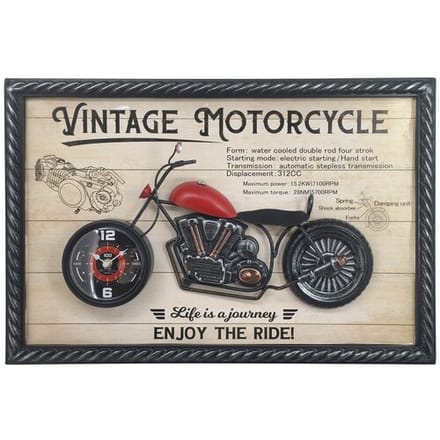 Klokken Signes Grimalt Motorfiets Wandklok Ornament