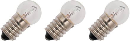Signaallamp E14 130V 3W - 23 mAh - 3 stuks - G18 Gloeilamp Ø18mm - 35mm - 2500K - Dimbaar