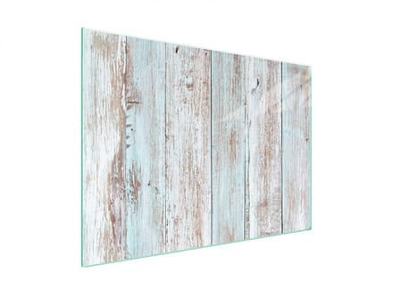TMK ArtDeko - Beschermplaat - Gehard Glas - 70x52 cm - Hout Print