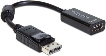 DeLOCK  Adapter Displayport male - HDMI female