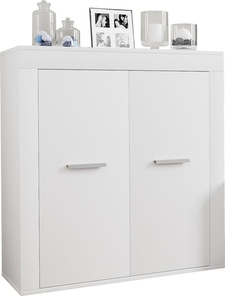 Houten ladekast dressoir dressoirkast Usilo 2 draaideuren