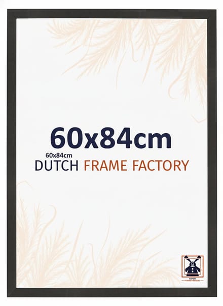 Fotolijst 60x84 cm - MDF - Zwart Mat - Benno