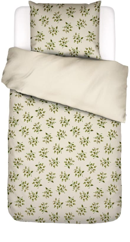 Essenza Jolien Dekbedovertrek Biologisch Katoen Vanille - Eenpersoons – 140x200/220 cm
