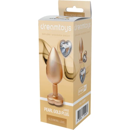 Anale Plug Dream Toys Gleaming Love Gouden