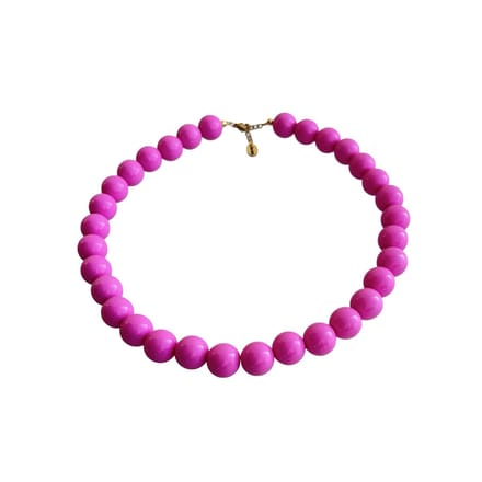 FlowJewels - XL-kralenketting-fuchsia