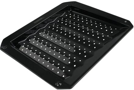 Golvend en geperforeerd plaat voor oven en barbecue van plaatstaal 38 x 33 cm FM Professional Barbecue