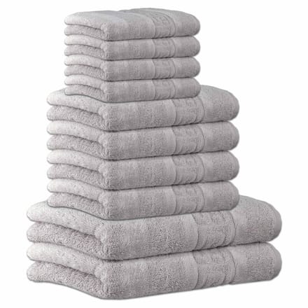Cawoe Handdoek C Noblesse Een maat, 50x100 Set van 10