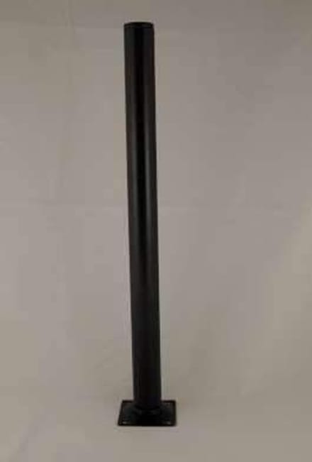 meubelpoot rond 10x3cm zwart