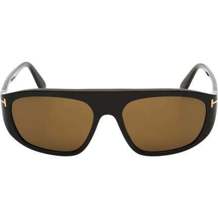 Tom Ford Roviex Lens glanzende zwarte zonnebril